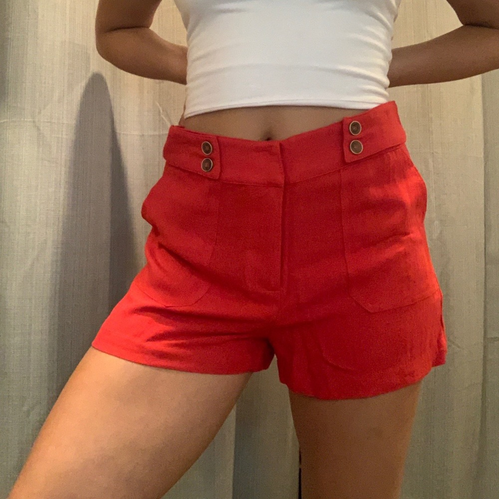 Red shorts